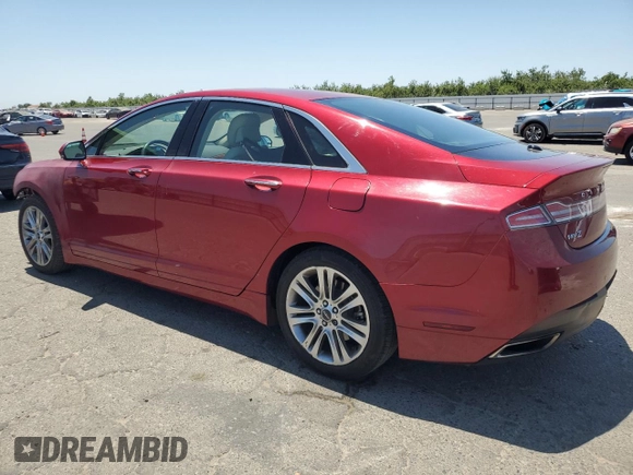 2015 Lincoln MKZ with VIN 3LN6L2G95FR618016, listed as a Copart auction lot 62378435 with 52,405 mi miles and Salvage title. Bid and sale history available at DreamBid. Image 2.