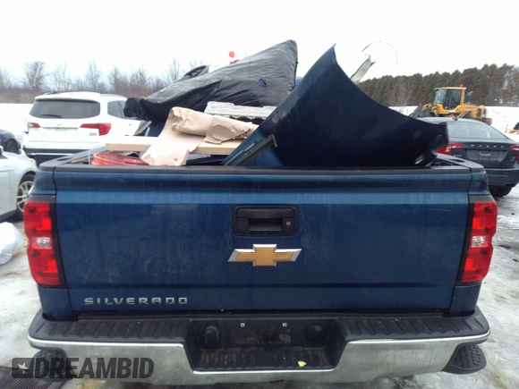 2017 Chevrolet Silverado 1500 Work Truck with VIN 1GCVKNEH7HZ265081, listed as a IAAI auction lot 41655075 with 144,207 mi miles. Bid and sale history available at carsss.com. Image 16.