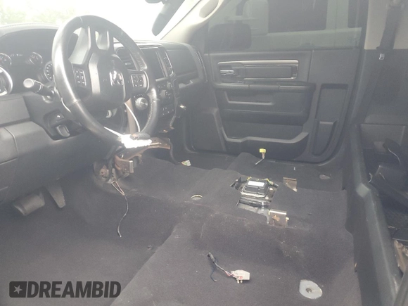 2018 Ram 1500 R/T with VIN 3C6JR6CTXJG195113, listed as a Copart auction lot 52747735 with 0 mi miles and Salvage Title. Bid and sale history available at carsss.com. Image 7.