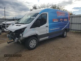 2021 Ford Transit Cargo with VIN 1FTBR1C81MKA78027, listed as a Copart auction lot 79514004 with Not Provided miles and Salvage Title. Bid and sale history available at DreamBid. Image 1.