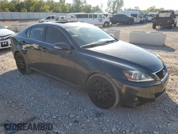 2011 Lexus IS 250 with VIN JTHBF5C2XB5149537, listed as a Copart auction lot 75994294 with 57,272 mi miles and Clean Title. Bid and sale history available at carsss.com. Image 4.