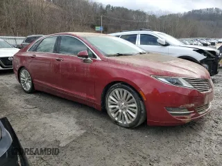 2014 Lincoln MKZ with VIN 3LN6L2GK2ER831507, listed as a Copart auction lot 47842545 with Not Provided miles and Salvage Title. Bid and sale history available at DreamBid. Image 4.
