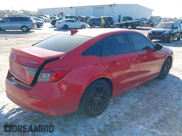 2024 Honda Civic Sport z VIN 2HGFE2F59RH554562, wystawiony jako IAAI lot #41647258 z przebiegiem 12 798 mil mil oraz . Historia ofert i sprzedaży dostępna na DreamBid. Obrazek 4.