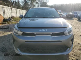 2022 Kia Rio LX with VIN 3KPA24AD6NE453853, listed as a Copart auction lot 43846435 with 38,702 mi miles and Salvage Title. Bid and sale history available at carsss.com. Image 5.