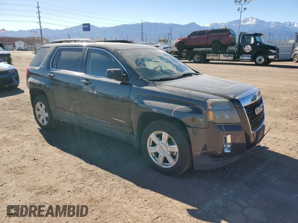 2015 GMC Terrain SLT with VIN 2GKFLXE31F6165279, listed as a Copart auction lot 44576145 with 115,175 mi miles and Salvage Title. Bid and sale history available at DreamBid. Image 4.