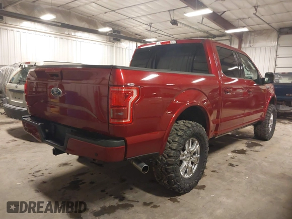 2017 Ford F-150 XL with VIN 1FTEW1EG0HFA28941, listed as a IAAI auction lot 41724049 with 172,739 mi miles. Bid and sale history available at carsss.com. Image 4.