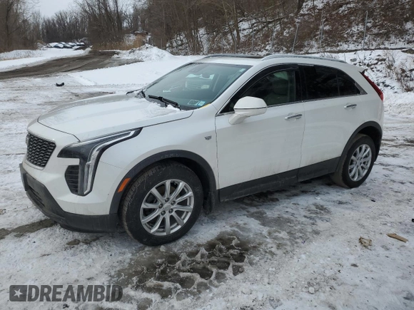 2021 Cadillac XT4 AWD Luxury with VIN 1GYFZBR46MF008733, listed as a Copart auction lot 44559685 with 46,061 mi miles and Salvage Title. Bid and sale history available at carsss.com. Image 1.