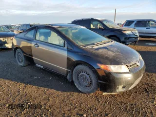 2008 Honda Civic Cpe DX with VIN 2HGFG12258H007657, listed as a Copart auction lot 76782534 with 181,987 mi miles and Salvage Title. Bid and sale history available at carsss.com. Image 4.