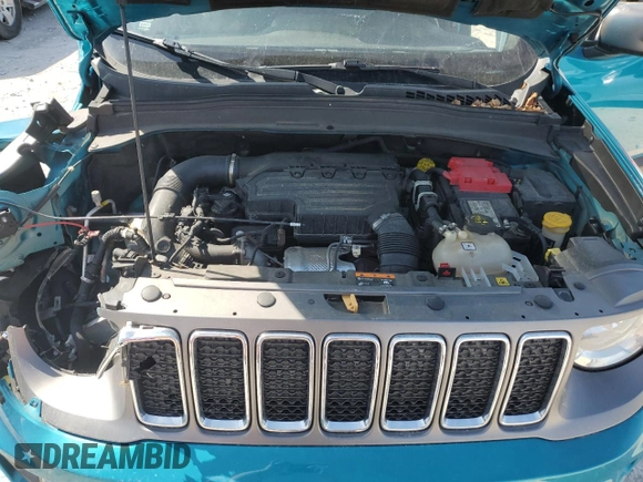 2021 Jeep Renegade Limited with VIN ZACNJDD13MPM24699, listed as a Copart auction lot 53725725 with 91,757 mi miles and Non repairable. Bid and sale history available at DreamBid. Image 12.