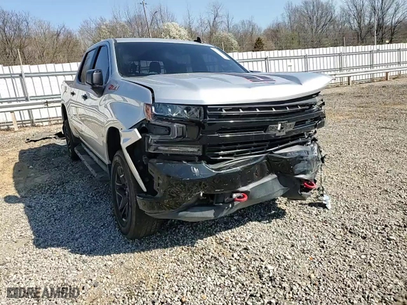 2019 Chevrolet Silverado 1500 LT Trail Boss with VIN 1GCPYFED5KZ360806, listed as a Copart auction lot 48714005 with 105,547 mi miles and Salvage Title. Bid and sale history available at carsss.com. Image 12.