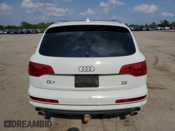 2014 Audi Q7 Premium Plus with VIN WA1LMAFE0ED013013, listed as a Copart auction lot 60080435 with 134,960 mi miles and Clean title. Bid and sale history available at DreamBid. Image 6.