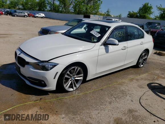 2017 BMW 3 Series 330i xDrive with VIN WBA8D9G34HNU63931, listed as a Copart auction lot 51147833 with 68,251 mi miles and Salvage Title. Bid and sale history available at carsss.com. Image 1.