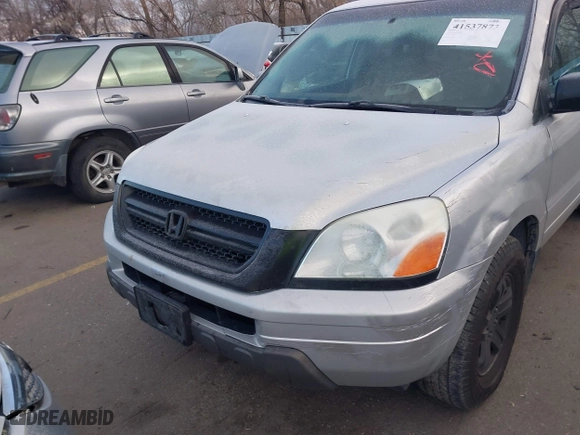 2004 Honda Pilot EX with VIN 2HKYF18654H582766, listed as a IAAI auction lot 41537873 with 294,035 mi miles. Bid and sale history available at carsss.com. Image 6.