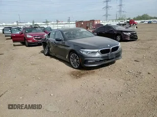 2018 BMW 5 Series 540i xDrive with VIN WBAJE7C51JWC56846, listed as a Copart auction lot 55692525 with Not provided miles and Salvage title. Bid and sale history available at DreamBid. Image 13.