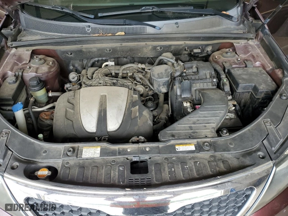 2013 Kia Sorento LX with VIN 5XYKTDA25DG336170, listed as a Copart auction lot 64440194 with 199,838 mi miles and Salvage Title. Bid and sale history available at carsss.com. Image 12.