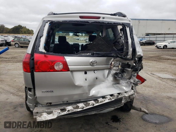 2006 Toyota Sienna CE with VIN 5TDZA23C16S538153, listed as a Copart auction lot 42437615 with 163,170 mi miles and Salvage Title. Bid and sale history available at carsss.com. Image 6.