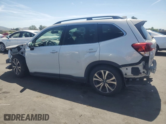 2021 Subaru Forester Limited с VIN JF2SKAUC4MH554048, выставлен на аукционе Copart как лот 55812475 с пробегом 25 708 миль миль и Списание • Salvage title. История ставок и продаж доступна на DreamBid. Изображение 2.