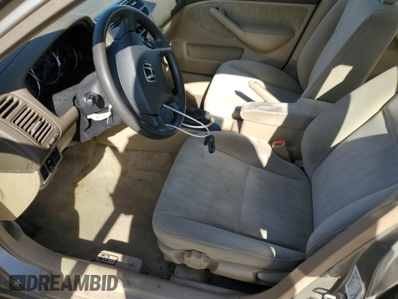 2003 Honda Civic EX with VIN 2HGES25783H618685, listed as a Copart auction lot 50200425 with 157,582 mi miles and Salvage Title. Bid and sale history available at DreamBid. Image 7.