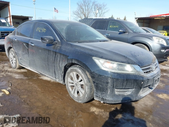 2015 Honda Accord Sedan LX with VIN 1HGCR2F32FA271257, listed as a IAAI auction lot 41423900 with 114,266 mi miles. Bid and sale history available at carsss.com. Image 1.
