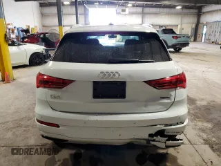 2022 Audi Q3 Premium with VIN WA1AUCF39N1047969, listed as a Copart auction lot 70757204 with 30,800 mi miles and Salvage Title. Bid and sale history available at carsss.com. Image 6.