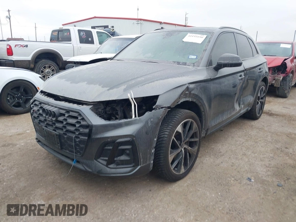 2022 Audi SQ5 Premium Plus with VIN WA1B4AFY0N2087517, listed as a IAAI auction lot 41193190 with 35,400 mi miles. Bid and sale history available at carsss.com. Image 18.