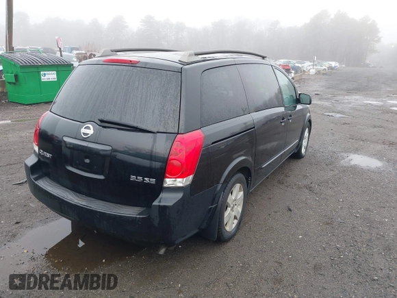 2006 Nissan Quest S Special Edition z VIN 5N1BV28U16N118336, wystawiony jako IAAI lot #41743105 z przebiegiem 213 891 mil mil oraz . Historia ofert i sprzedaży dostępna na DreamBid. Obrazek 4.