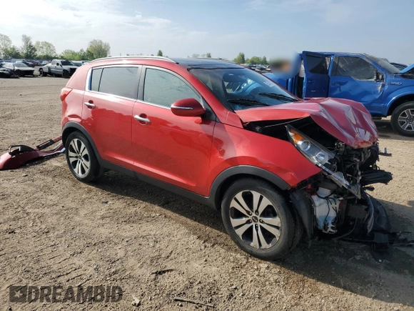 2011 Kia Sportage EX with VIN KNDPC3A24B7107358, listed as a Copart auction lot 56243725 with 99,942 mi miles and Salvage title. Bid and sale history available at DreamBid. Image 4.