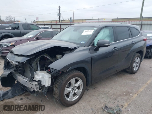 2023 Toyota Highlander L with VIN 5TDKDRAH0PS015840, listed as a IAAI auction lot 41537337 with 31,525 mi miles and . Bid and sale history available at DreamBid. Image 17.