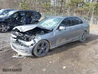2011 Mercedes-Benz C-Class C 300 Sport with VIN WDDGF8BB8BR180553, listed as a IAAI auction lot 41639600 with 133,852 mi miles. Bid and sale history available at carsss.com. Image 2.