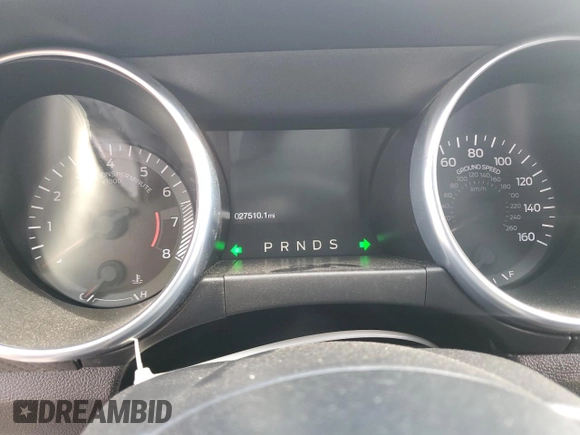 2023 Ford Mustang EcoBoost with VIN 1FA6P8TH3P5106032, listed as a Copart auction lot 51482655 with 27,510 mi miles and Salvage title. Bid and sale history available at DreamBid. Image 9.