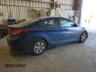 2016 Hyundai Elantra SE with VIN 5NPDH4AE9GH752076, listed as a Copart auction lot 86973604 with 115,268 mi miles and Clean Title. Bid and sale history available at DreamBid. Image 3.