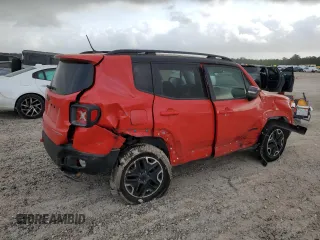 2016 Jeep Renegade Trailhawk with VIN ZACCJBCT1GPD85729, listed as a Copart auction lot 51624705 with 57,944 mi miles and Salvage Title. Bid and sale history available at carsss.com. Image 3.