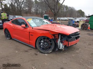 2016 Ford Mustang GT with VIN 1FA6P8CF0G5263872, listed as a IAAI auction lot 41675339 with 55,327 mi miles. Bid and sale history available at carsss.com. Image 6.