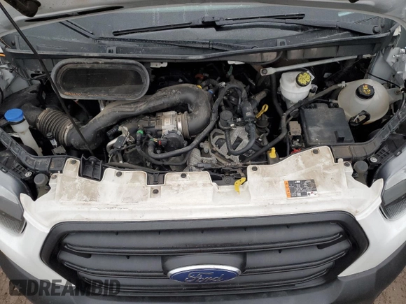 2020 Ford Transit Cargo with VIN 1FTBR2C85LKA39378, listed as a Copart auction lot 86357854 with 54,809 mi miles and Salvage Title. Bid and sale history available at carsss.com. Image 12.