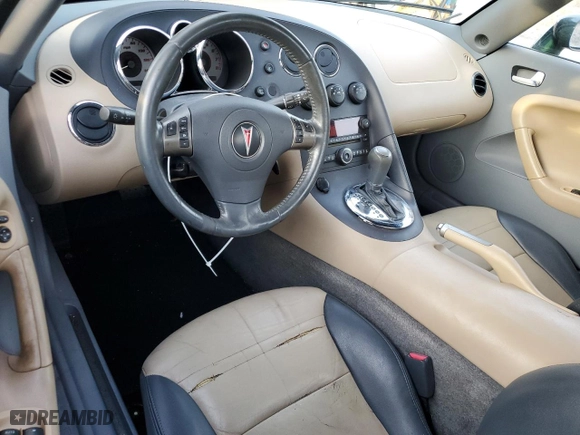 2006 Pontiac Solstice with VIN 1G2MB35B16Y117219, listed as a Copart auction lot 73632454 with 59,907 mi miles and Salvage Title. Bid and sale history available at carsss.com. Image 8.