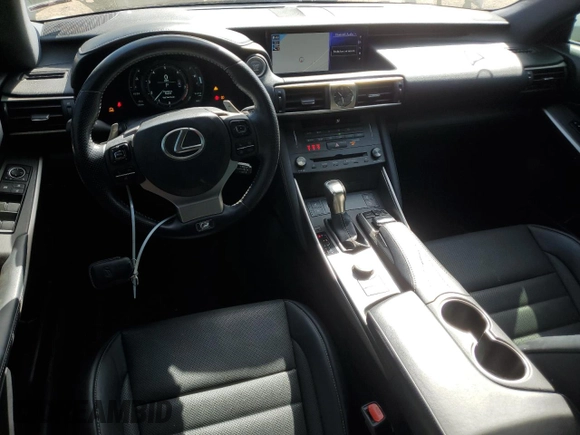 2019 Lexus IS with VIN JTHC81D27K5039163, listed as a Copart auction lot 52436405 with 94,252 mi miles and Salvage Title. Bid and sale history available at carsss.com. Image 8.