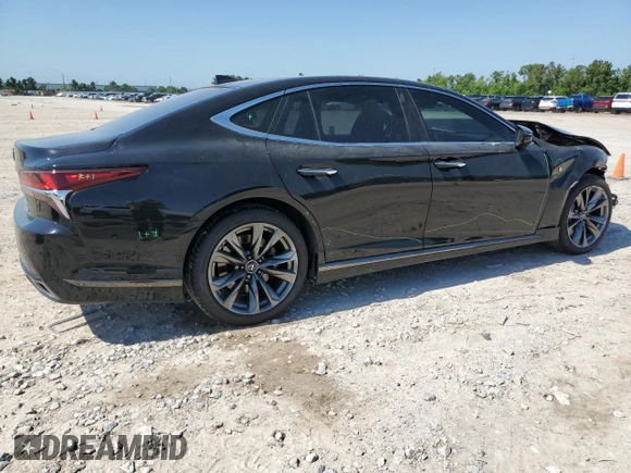 2018 Lexus LS 500 z VIN JTHB51FF6J5000356, wystawiony jako Copart lot #56917685 z przebiegiem 27 590 mil mil oraz Tytuł czysty. Historia ofert i sprzedaży dostępna na DreamBid. Obrazek 3.