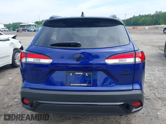 2024 Toyota Corolla Cross Hybrid S with VIN 7MUFBABG2RV042934, listed as a IAAI auction lot 42098911 with 7,613 mi miles and . Bid and sale history available at DreamBid. Image 16.