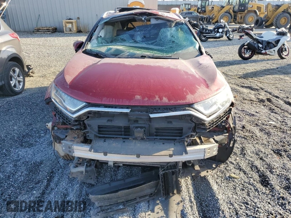 2021 Honda CR-V Touring with VIN 7FARW1H90ME003877, listed as a Copart auction lot 50124965 with 0 mi miles and Salvage Title. Bid and sale history available at carsss.com. Image 5.