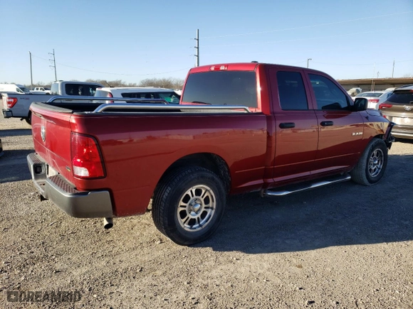 2010 Dodge Ram 1500 ST with VIN 1D7RB1GP8AS203580, listed as a Copart auction lot 87037234 with 219,074 mi miles and Salvage Title. Bid and sale history available at carsss.com. Image 3.
