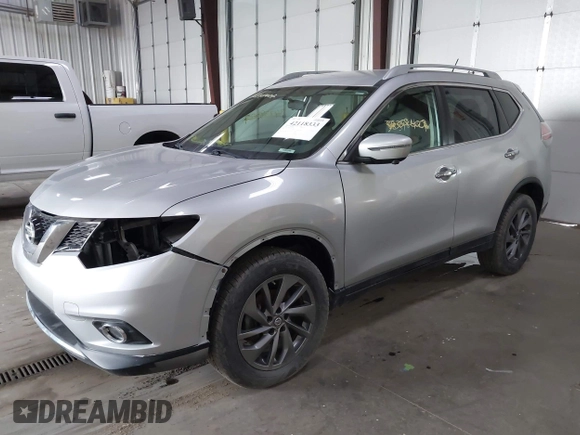 2016 Nissan Rogue SL with VIN 5N1AT2MV2GC737041, listed as a IAAI auction lot 42118333 with 46,213 mi miles and . Bid and sale history available at DreamBid. Image 2.