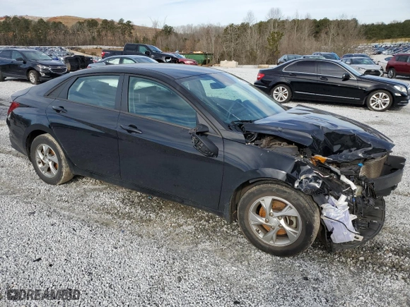 2022 Hyundai Elantra SE with VIN 5NPLL4AG6NH053254, listed as a Copart auction lot 45707335 with 89,283 mi miles and Salvage Title. Bid and sale history available at carsss.com. Image 4.