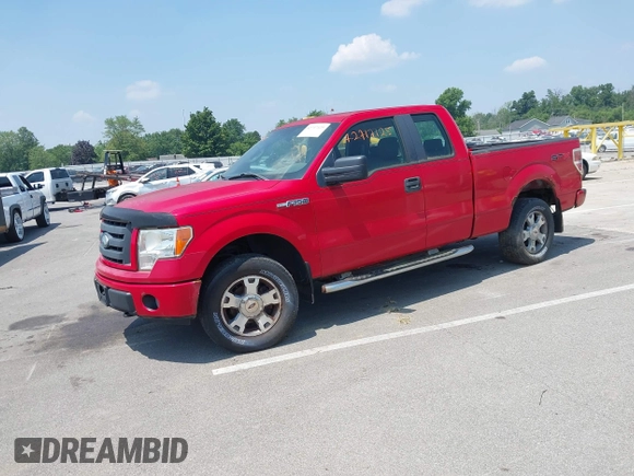 2009 Ford F-150 STX with VIN 1FTRX14839KC89773, listed as a IAAI auction lot 42717125 with 121,624 mi miles and . Bid and sale history available at DreamBid. Image 2.