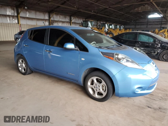2011 Nissan LEAF SL with VIN JN1AZ0CPXBT001891, listed as a Copart auction lot 87545915 with 100,430 mi miles and Clean Title. Bid and sale history available at carsss.com. Image 4.