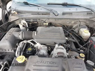 2003 Dodge Dakota SLT with VIN 1D7HL42N63S100130, listed as a IAAI auction lot 41419945 with 185,326 mi miles. Bid and sale history available at carsss.com. Image 10.