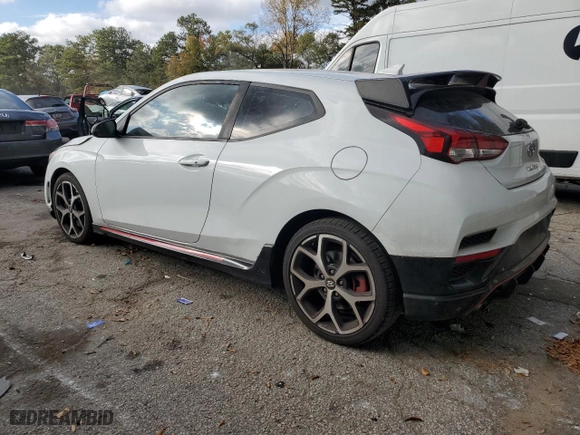 2019 Hyundai Veloster N with VIN KMHT36AH4KU001624, listed as a Copart auction lot 79300764 with 23,232 mi miles and Salvage Title. Bid and sale history available at carsss.com. Image 2.