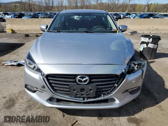 2017 Mazda 3 Sport with VIN 3MZBN1K76HM107389, listed as a Copart auction lot 53777005 with 87,402 mi miles and Salvage Title. Bid and sale history available at DreamBid. Image 5.