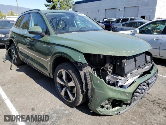 2022 Audi Q5 S line Premium Plus with VIN WA1EAAFY2N2012534, listed as a Copart auction lot 65381612 with 9,714 mi miles and . Bid and sale history available at DreamBid. Image 1.