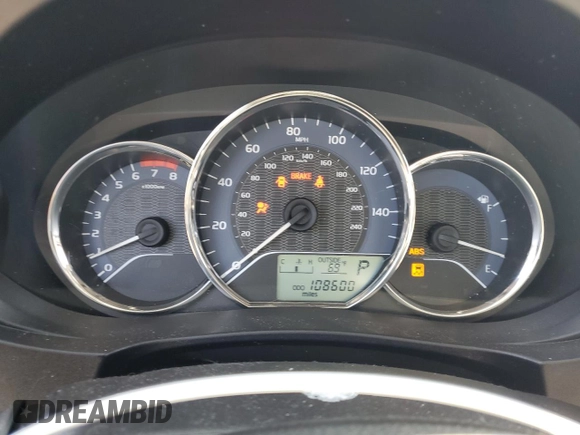 2014 Toyota Corolla L with VIN 2T1BURHE5EC143654, listed as a Copart auction lot 55558195 with 108,600 mi miles and Salvage title. Bid and sale history available at DreamBid. Image 9.