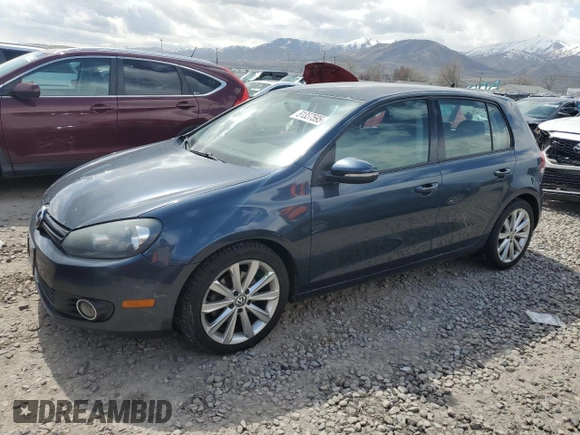 2013 Volkswagen Golf TDI w/Sunroof & Nav with VIN WVWNM7AJ0DW119096, listed as a Copart auction lot 51337595 with 218,156 mi miles and Clean title. Bid and sale history available at DreamBid. Image 1.